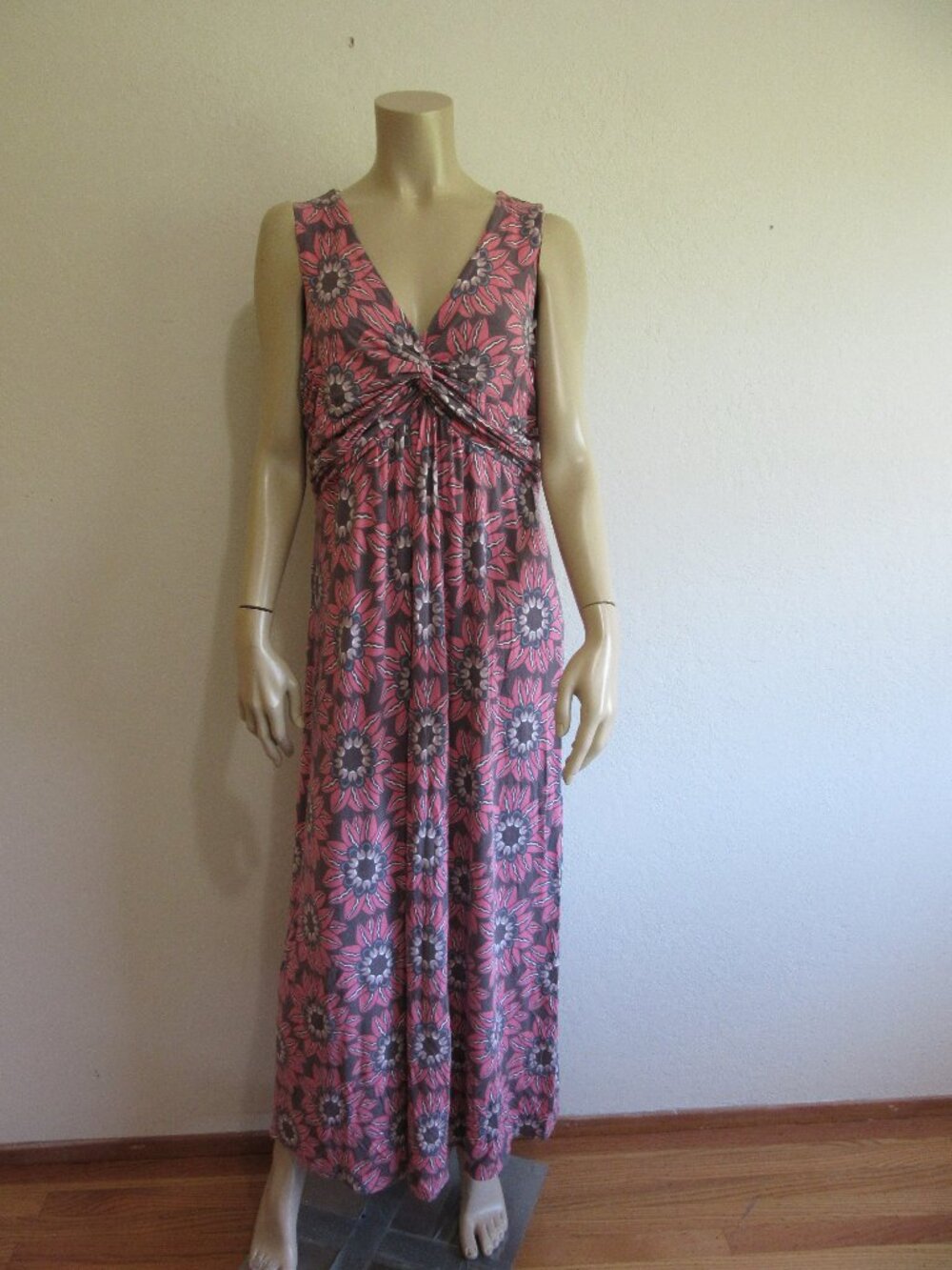BODEN Pink Floral Pattern 16 Maxi Dress